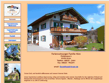 Tablet Screenshot of hoeck-kruen.de